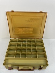Vintage MAGNUM 1152 By PLANO Double Sided Fishing Tackle Box