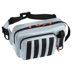 Grey Fly Fishing Fanny Pack Gear Storage Tackle Bag Easy Adjust Waist Bag