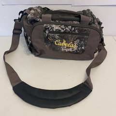 Cabela’s Camo Soft-Sided Fishing Hunting Tackle Bag Shoulder Strap Multi Pocket