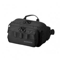 Shimano Hip Bag BW-021T Black M Fishing Tackle Gear Storage Water Resistant