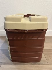 Plano 758 Tackle Box Large 4-Drawer Fishing Storage Organizer Tan Brown