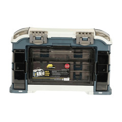Plano Elite Angled Tackle System 3600, Blue and Silver