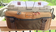 Plano Guide Series Fishing Tackle Bag A Removable Utility Box Tan Brown Green