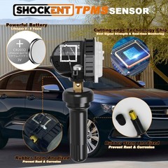 Upgraded TPMS Sensor GM 315MHz, Tire Pressure Monitoring System Sensor Fit fo…