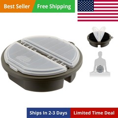5 Gallon Bucket Topper and Organizer,OD Green/Clear