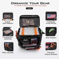 KastKing Karryall with Box Tackle Bag – Saltwater & Freshwater Gear Storage