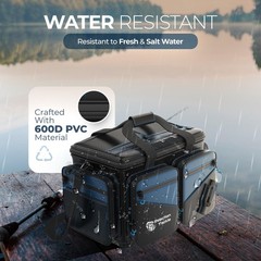 Reaction Tackle Saltwater Fishing Tackle Bags Water Resistant 1000D Pvc Tackle