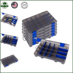 Stackable Fishing Tackle Box 11×8 inches with Transparent Lid for Easy Viewing