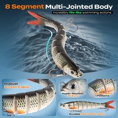 Plusinno Large 4-Layer Tackle Tackle Included 547Pcs Fishing Lures Kit –