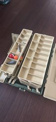 Vintag Plano 8606 Tackle Box w/ Fishing Lures & Accessories