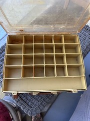Vintage Plano Magnum 1152 Fishing Tackle Storage Box Double Sided