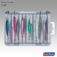MEIHO Reversible D-86 140x104x032mm – tackle box tool made in japan