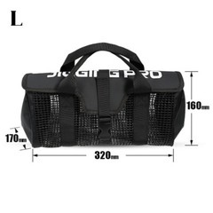 Fishing Jig Bag Mesh Washable Large Capacity Fishing Lure Bag For Boat Fishing