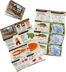 Fishing Tackle Box Kit 25-Piece Beginner Bass Panfish Trout