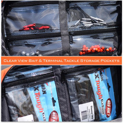 Fishing Tackle Storage Bag Waterproof Nylon 13.4x9x4 Inches for Freshwater