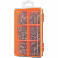(3- SouthBend 160-Piece Value Pack Fishing Sinker Kit Assortment. Model: VP-5
