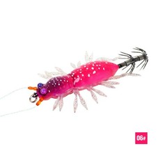 UV Glow Jumping Shrimp Squid Jig 5.5cm 8.9g EGI Style for Night Sea Angling