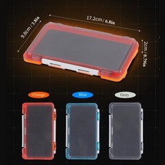 Super Slim Translucent Fly Fishing Lures Box for Fly Hook / Sequin Bait Storage