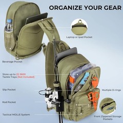 KastKing Karryall Sling Tackle Bag–Fishing Sling Pack