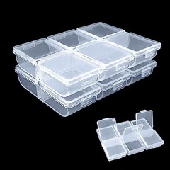 2PC- Fishing Tackle Box Tackle Utility Boxes Plastic Box 2PCS-HOOK BOX-6C