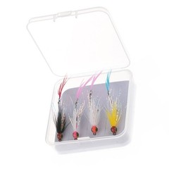 4pcs For Fork Tail Lures 29×10.6mm Plastic Fishing Bait with High Carbon Hook