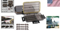 Translucent Waterproof Tackle Box with 20 Compartments – Perfect for Lures