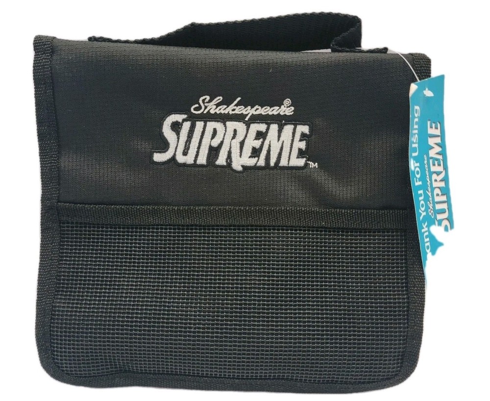 Shakespeare Lure and Accessory Bag with Multi Zip Mesh Pockets Compact Fishing