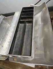 Vintage My Buddy Fishing Tackle Box No. 1416RL Aluminum 4 Tray Grandpa