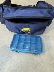 Plano Outdoor Systems Fishing Waist Tackle Bag 3 Pockets w/ 3 Utility Tackle