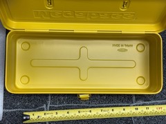 Megabass Metal Toyo Steel Tackle Box Yellow New