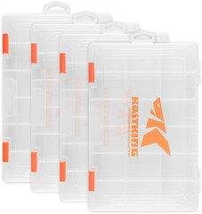 Standard Tackle Utility Box Tackle Box Organizer, Clear Plastic Fishing Storage