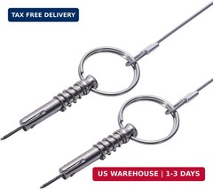 Boat Bimini Top Quick Release Pins, 316 Stainless Steel, 4-Pack