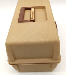 Vintage Flambeau 1423 Adventurer Ultralite Tan 3 Tray Tackle Box
