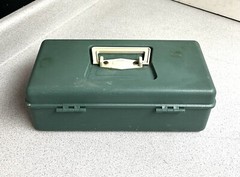 VINTAGE 1980s PLANO Molding Company Model 5800 Fold Out Fishing Tackle BOX