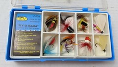 Vintage Old Pal Model C-038 Tackles 8 Unique Lures Fly-O-Rama Fly Fishing