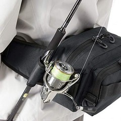 Shimano Hip Bag BW-021T Black M Fishing Tackle Gear Storage Water Resistant