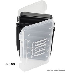 Duo Meiho Tackle Box Reversible 100 200 x 126 x 36 mm Black Gold (8478)