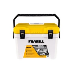 Frabill Magnum Bait Station 19 Quart Live Bait Well, White and Yellow