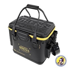 DRESS Fishing Bucket Bakkan Micro Black Orange 12L EVA Waterproof Gear