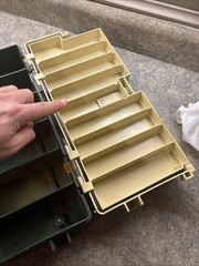 VINTAGE PLANO 767 FISHING TACKLE BOX SATCHEL Parts Or Repair Only