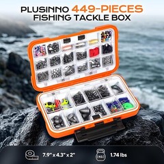 449PCS Fishing Tackle Kit with Waterproof Box – Ultimate Gear for Men