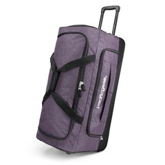 Pacific Gear Duffel Bag with Rolling Wheels Purple 30 inch