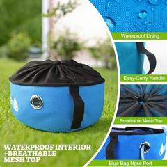 4 Pack RV Sewer Hose Storage,Waterproof RV Blue+Yellow+Black+Green+Drawstring