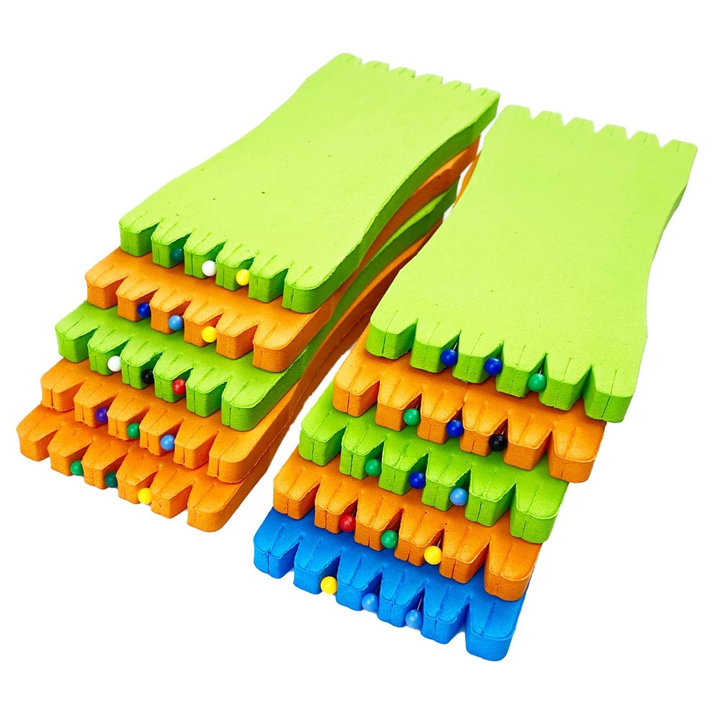 M MCTION Fishing Leader Line Hook Holder Organizer Foam Board Medium, Mixed
