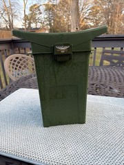 Vintage GREEN Fenwick Sport Seat 9050 Fishing Tackle Box Bait Cooler RARE Color