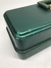 Umco Model 175U Kelly Green Tackle Box Vinyl & Aluminum 26 Compartments