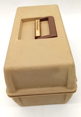 Vintage Flambeau 1423 Adventurer Ultralite Tan 3 Tray Tackle Box