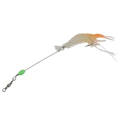 Fishing Soft Lure Artificial Shrimp With Silicone Body Hook and Swivels