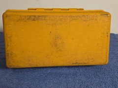 Adventurer Model 1299-7 Yellow Vintage Tackle Box with Tackle – Made in U.S.A.