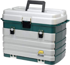 4-Drawer Tackle Box Green Metallic/Silver ,One Size